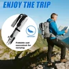 Noosverl lengvi aliumininiai teleskopiniai trekingo ir šiaurietiško ėjimo lazdos, 110-125 cm, pora