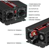 novopal automobilinis įtampos keitiklis 2000 W, 12 V į 230 V, grynoji sinusoidė MS2000