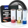 NTG apsauginių smūginių galvučių rinkinys aliuminio ratlankiams 1/2" 17–21 mm WZK.8213