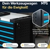 NTG įrankių vežimėlis su 7 stalčiais ir 290 įrankių rinkiniu WZW.7290