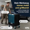 NTG įrankių vežimėlis su 7 stalčiais ir 290 įrankių rinkiniu WZW.7290