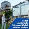 NTG teleskopinis plovimo šepetys 1,68–7 m su vandens jungtimi ir 3 viename galvute HWZ.50XXparent