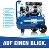 NTG tylus bealyvis oro kompresorius 1470 W, 24 l, 9 bar, KMP.1024