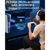 NUBWO belaidės žaidimų ausinės su mikrofonu Bluetooth 5, 2,4 GHz, 50 mm, 100 val., G06-BT