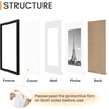 Nuotraukų rėmelis upsimples nuotraukų rėmelių rinkinys A4, 3 vnt., juodas, sieninis FUP0301399-EU-YH