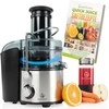Nutrilovers sulčiaspaudė su plieniniu XXL sieteliu, išoriniu nuosėdų indu, 800 W, QUICK-JUICER MAX
