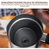 NWOUIIAY elektrinis pieno plakiklis 500 W, 240 ml, karštam ir šaltam pienui, MMF-003B