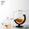 Oak &amp; Steel – „Globe“ viskio dekanteris