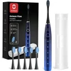 Oclean soninis elektrinis dantų šepetėlis TravelGo Flow Set Mėlyna, 5 režimai, IPX7