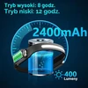 Oderra įkraunamas LED galvos žibintas, 400 lm, 8 režimai, IPX4