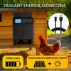 OKKÖBI automatinės saulės energija maitinamos vištidės durys su LCD ekranu OKCHI9302