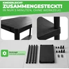 Ondis24 plastikinis sandėliavimo stelažų rinkinys, 2 vnt., 4 lentynos, 60 x 30 x 135 cm, 4250627032407