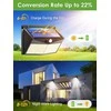 One Fire lauko LED saulės šviestuvas su judesio jutikliu, 2 W, IP65, 248 LED, rinkinys 4 vnt.