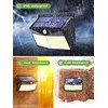 One Fire lauko LED saulės šviestuvas su judesio jutikliu, 2 W, IP65, 248 LED, rinkinys 4 vnt.
