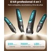 oneisall gyvūnų kirpimo mašinėlė su LED, 4-in-1, 2000 mAh, skirta šunims ir katėms, FC10