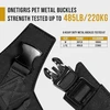 OneTigris taktinės šunų petnešos X-ARMOR, L dydžio, juodos, su MOLLE sistema