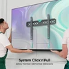ONKRON fiksuotas sieninis televizoriaus laikiklis 43–85 col., iki 68,2kg, VESA 75 × 75–600 × 400, FM6