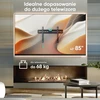 ONKRON fiksuotas sieninis televizoriaus laikiklis 43–85 col., iki 68,2kg, VESA 75 × 75–600 × 400, FM6
