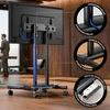 ONKRON mobilus televizoriaus stovas 43–75 col., iki 65 kg, VESA 600 × 400, TS1551-B