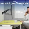 ONKRON sieninis monitoriaus laikiklis 13–34 col. iki 8kg su dujine spyruokle G120-B