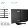 ONKRON televizoriaus stovas 32–65 colių ekranams iki 35 kg, VESA 100 × 100–400 × 400, PT2-B