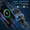 ORIA FM Bluetooth siųstuvas automobiliui su USB įkrovikliu QC 3.0, Bluetooth 5.3