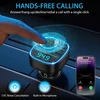ORIA FM Bluetooth siųstuvas automobiliui su USB įkrovikliu QC 3.0, Bluetooth 5.3