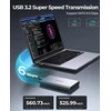 ORICO 2,5 col. SATA HDD ir SSD išorinis dėklas USB-C 3.2 Gen 2, 6 TB, DD25C3