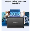 ORICO išorinis 2.5 ir 3.5 col. SATA HDD bei SSD dėklas USB-C 5 Gb/s DDL35-C3-BK