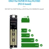 ORICO M.2 NVMe SSD korpusas USB-C 3.2 Gen 2 10 Gb/s TCM2-C3-SV-GL