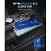 ORICO vidinis 1 TB M.2 2280 NVMe SSD su radiatoriumi, PCIe 3.0 x4, J10-1TB