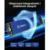 ORICO vidinis 1 TB M.2 2280 NVMe SSD su radiatoriumi, PCIe 3.0 x4, J10-1TB