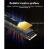 ORICO vidinis 1 TB M.2 NVMe SSD, PCIe 4.0 x4, iki 7400 MB/s, e7400-1TB