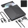 ORIGBELIE išorinis CD/DVD įrašymo įrenginys USB 3.0, USB-C, 8x DVD, BT669