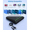 ORIGBELIE išorinis CD/DVD įrenginys su USB 3.0, Ethernet ir kortelių skaitytuvu TP998