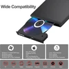 ORIGBELIE išorinis CD/DVD įrenginys su USB 3.0, USB-C adapteriu ir įrašymo funkcija BT524