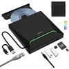 ORIGBELIE išorinis CD/DVD įrenginys su USB 3.0, Ethernet ir kortelių skaitytuvu TP998
