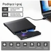 ORIGBELIE išorinis CD/DVD įrenginys su USB 3.0, USB-C adapteriu ir įrašymo funkcija BT524