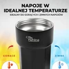Otto Koning Terminis kelioninis puodelis 350 ml, sandarus, juodas