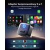 OTTOCAST bevielis 2-in-1 CarPlay ir Android Auto adapteris Mini Pico, USB-A/C, automatinis persijungimas, Wi-Fi 6, Bluetooth 5.4