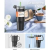 OUTDOUSE PRO termopuodelis su šiaudeliu 1,2 l, juodas, Tazza
