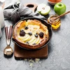 Overmont trijų dydžių apvalių ketaus keptuvių rinkinys, 1,8 l talpa, OM-Skillet Set