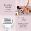 Panasonic depiliatorius, 90° lanksti galvutė, dvigubas diskas su 60 pincetų, trys greičiai, ES-EY90-A503