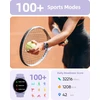 Parsonver išmanusis laikrodis, Bluetooth skambučiai, 100+ sporto režimų, IP68, 1,32 colio ekranas, SPROD1