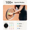 Parsonver išmanusis laikrodis, Bluetooth skambučiai, 100 sporto režimų, sidabrinės spalvos, SR1