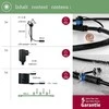 Paulmann išorinis LED žibintų rinkinys Plug &amp; Shine Pike, 3 × 2,2 W, 3000 K, antracito spalvos