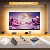 PAUTIX 2 m USB COB LED juosta, 5 V, šiltai balta (3000 K), su RF pulteliu, DE-RM-USB-WW3205V-COB-2M