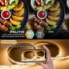 PAUTIX 2 m USB COB LED juosta, 5 V, šiltai balta (3000 K), su RF pulteliu, DE-RM-USB-WW3205V-COB-2M