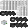 PawPoll keičiamų filtrų rinkinys kačių vandens fontanui, 12 filtrų ir 12 kempinių