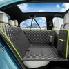 pecute automobilinis galinės sėdynės užvalkalas šunims su kietu pagrindu, 3 viename, WCDM01
